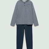 Mango pyjama toscana in navy