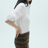 Mango dress combi in white