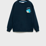 Mango sweatshirt sonicem in navy