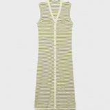 Mango dress marine in khaki