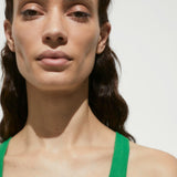 Mango top riri in green