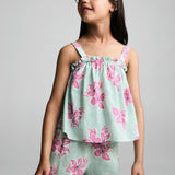 Mango shorts rox in turquoise