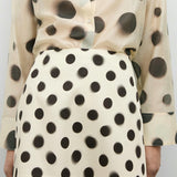 Mango skirt mansur in raw-unbleached
