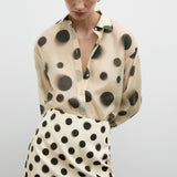 Mango skirt mansur in raw-unbleached