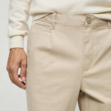 Mango trousers bostonp in sand