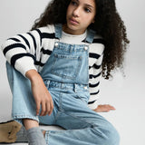 Mango overall amara in medium denim