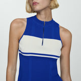 Mango top silvia in klein