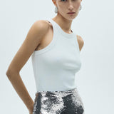 Mango skirt xpluton in silver