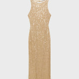 Mango dress xgeminis in gold
