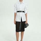 Mango shirt inma in off white