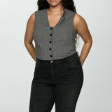 Mango jeans newmom in black denim