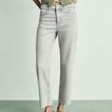 Mango jeans blanca in light denim