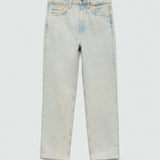 Mango jeans blanca in light denim
