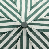 Mango umbrella rayas in green