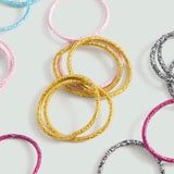 Mango hairtie shinny in silver