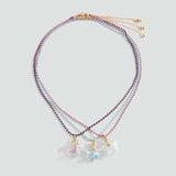 Mango necklace tmagic in pink