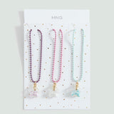 Mango necklace tmagic in pink