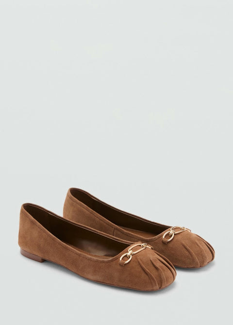 Mango shoes bai in camel