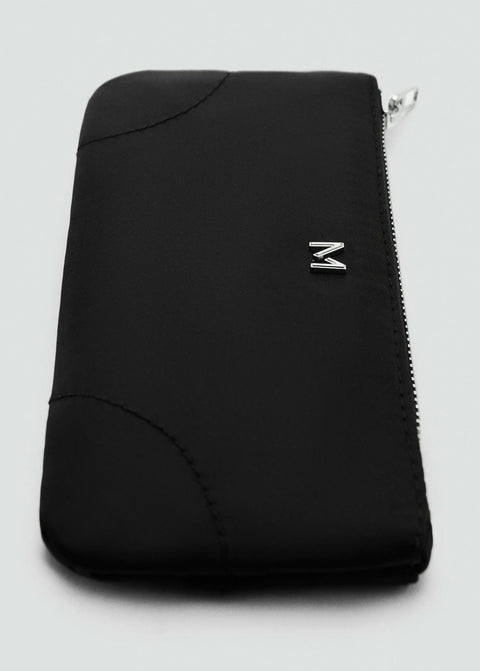 Mango cosmetic bag melon in black