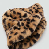 Mango beanie chessuf in brown