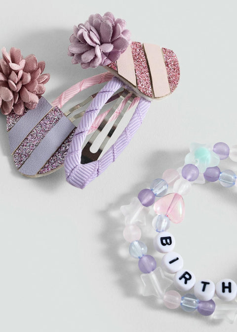 Mango hairclip cucu in lilac