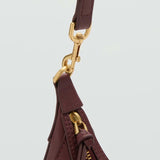 Mango crossbody bag lake in eggplant