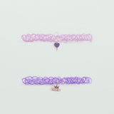 Mango necklace birth in lilac