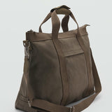 Mango totes bag bassi in khaki