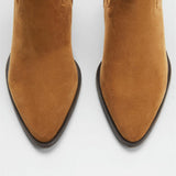 Mango ankle boots adri1 in tobacco
