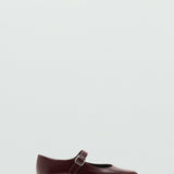 Mango shoes vernice in eggplant