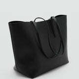 Mango totes bag amberes in black