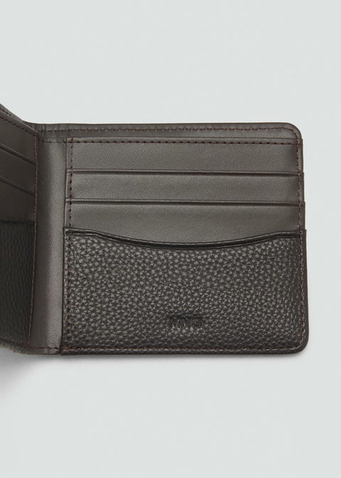 Mango wallet clasicw in brown