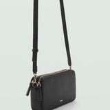 Mango crossbody bag lake in black
