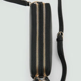 Mango crossbody bag lake in black
