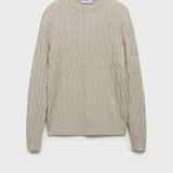 Mango sweater koipe in light vigore grey