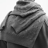 Mango sweater koipe in mink grey