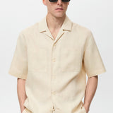 Mango shirt nikos in ivory