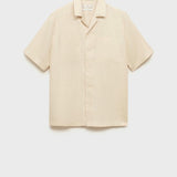 Mango shirt nikos in ivory