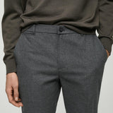 Mango trousers brest in light vigore grey