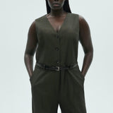 Mango jumpsuit yolan4 in billiard