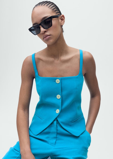 Mango vest tempo in carpet