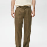 Mango trousers oyster in hunting