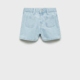 Mango shorts harriet in light denim