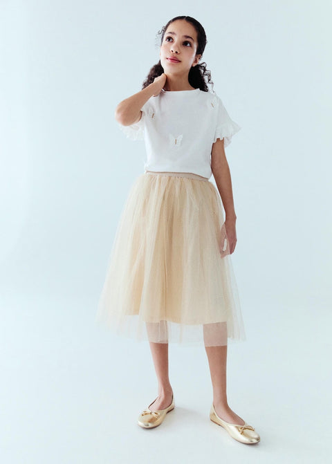 Mango skirt queen in gold