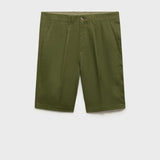 Mango bermudas yorgos in green