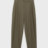 Mango trousers magali in green