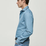Mango shirt joan in light denim