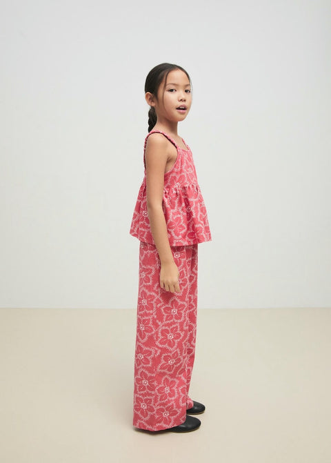 Mango trousers mafer in tomato