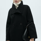 Mango coat maia in black