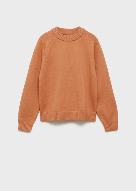 Mango sweater luca in pastel orange